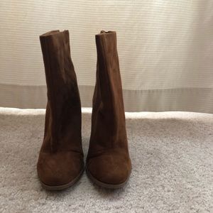 Tan booties